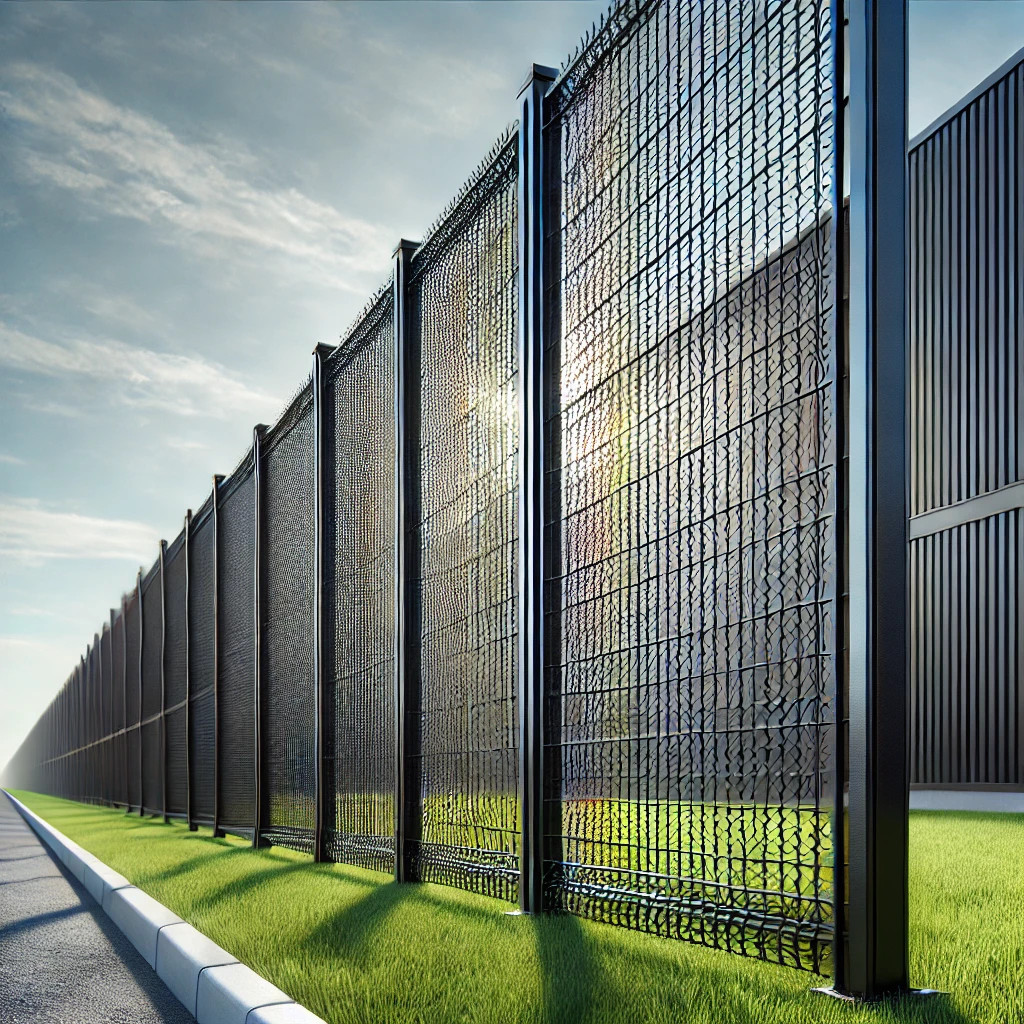 Gard metalic modern realizat de gardurilacheie.com